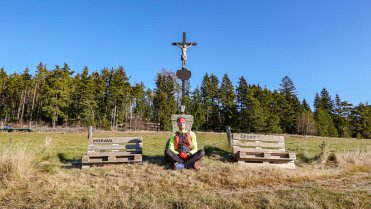 Kříž na hranici Čech a Marovy
Celodenní běh za prvního mrazivého počasí poprvé v severní části České Kanady.